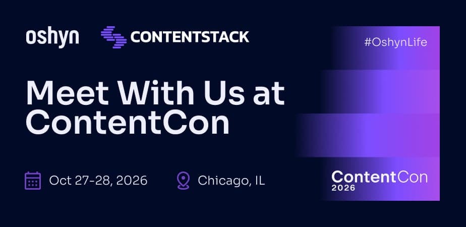 Meet with Us at Contentstack ContentCon 2026