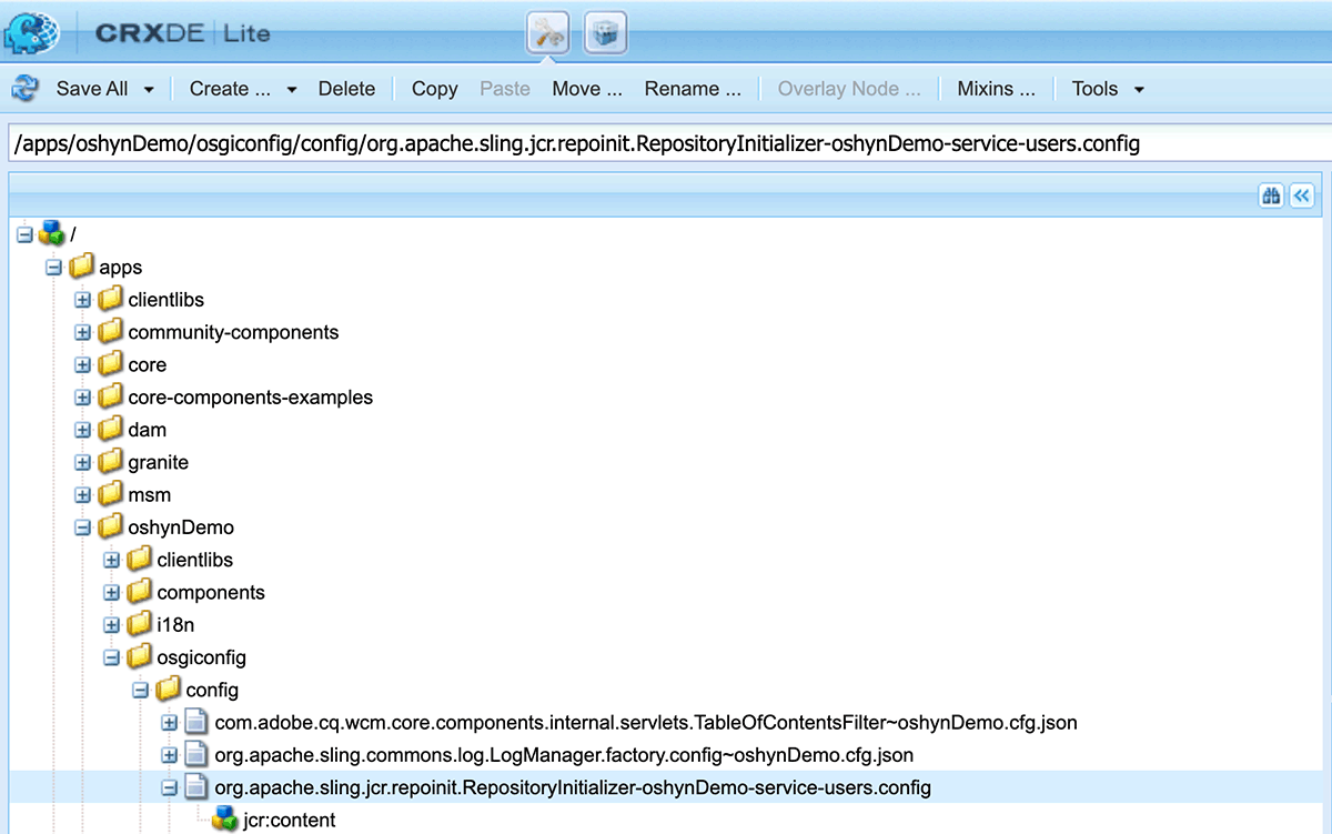 RepositoryInitializer factory example