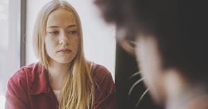 People having a tough conversation