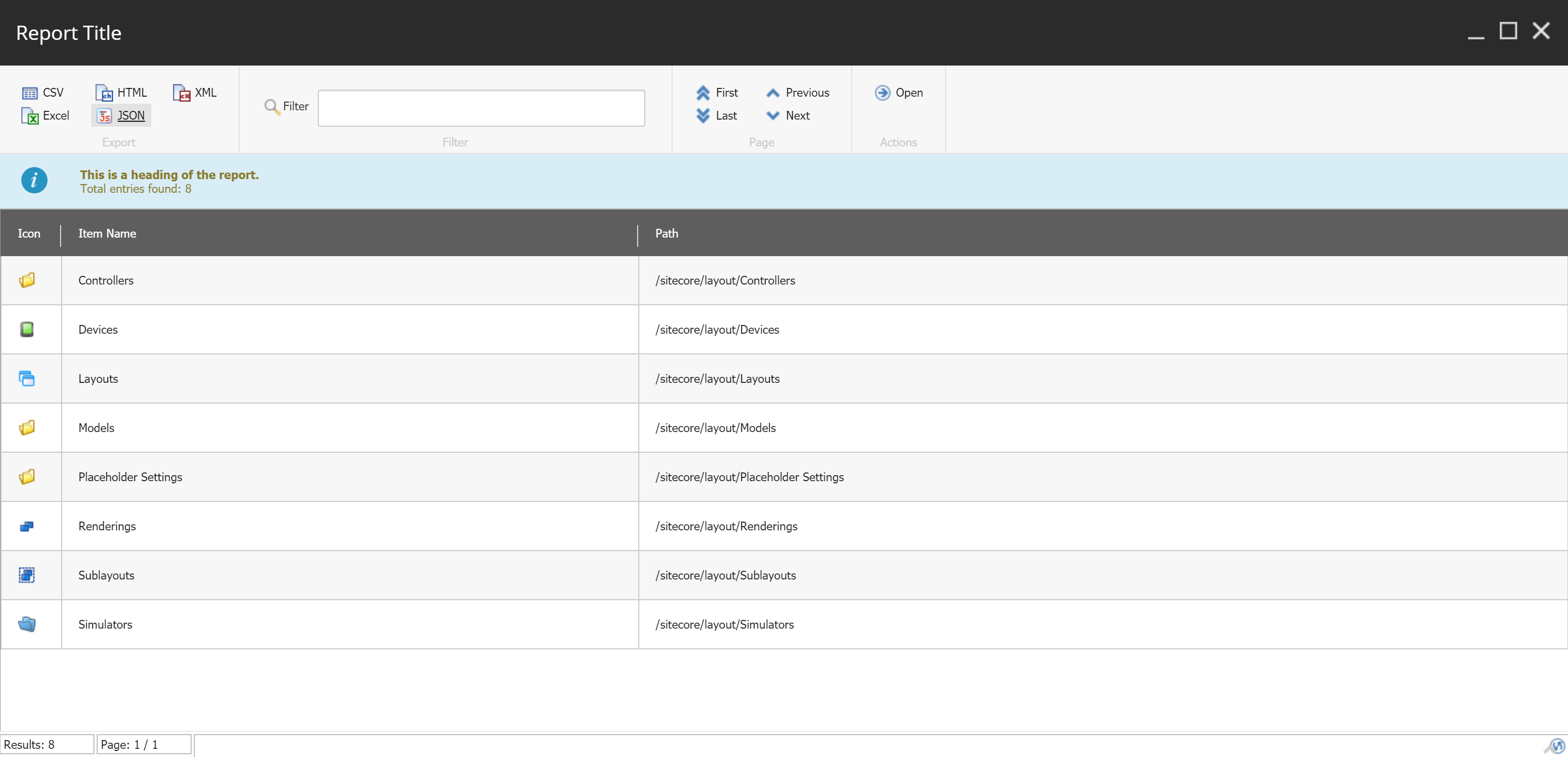 Result when running the code snippet in PowerShell ISE screenshot