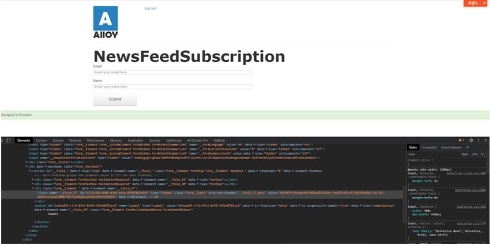 Optimizely forms