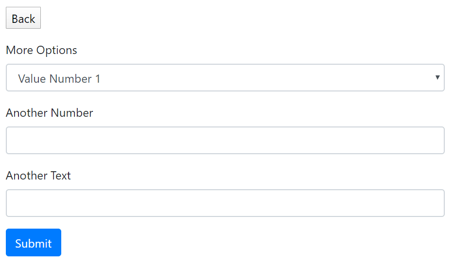 Sitecore form second page