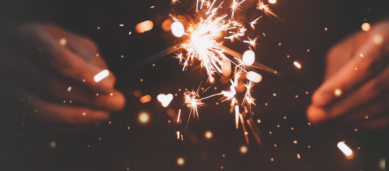 sparklers celebrating Oshyn's Sitecore MVPs