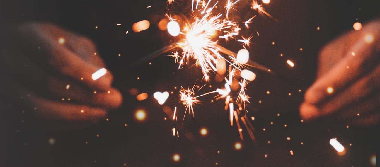 sparklers celebrating Oshyn's Sitecore MVPs