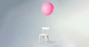 Balloon floating representing uptime