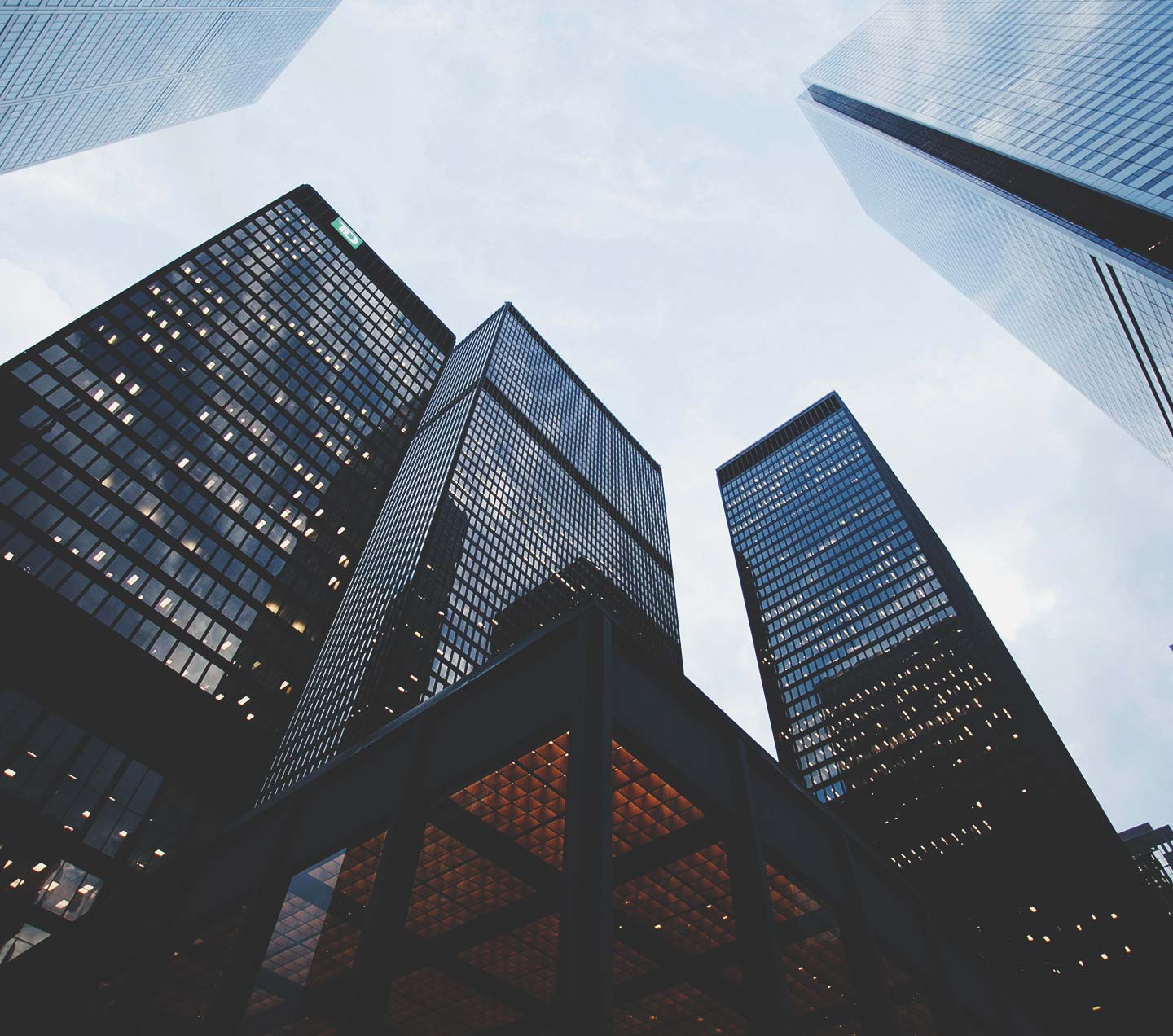 Clouds over cityscape