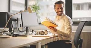 Man happy after choosing the best Sitecore upgrade partner