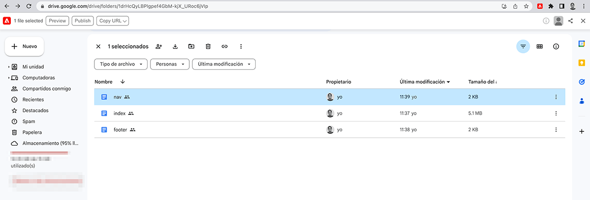 Google Drive documents