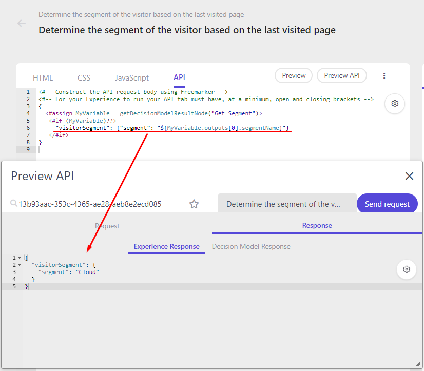 Preview API screenshot