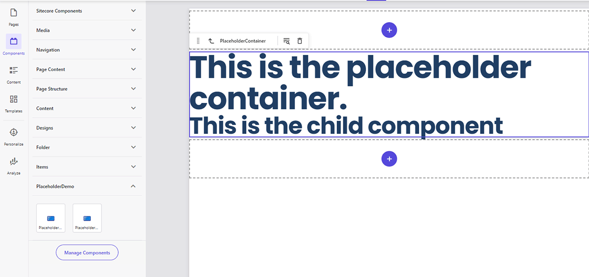 Child component