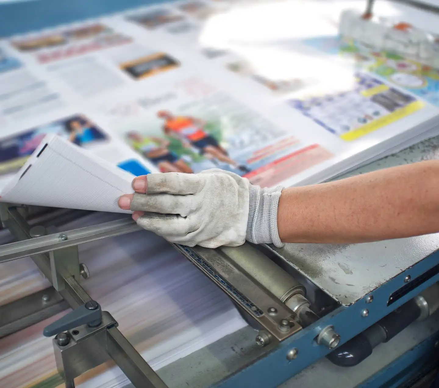 Post press analog publishing machine