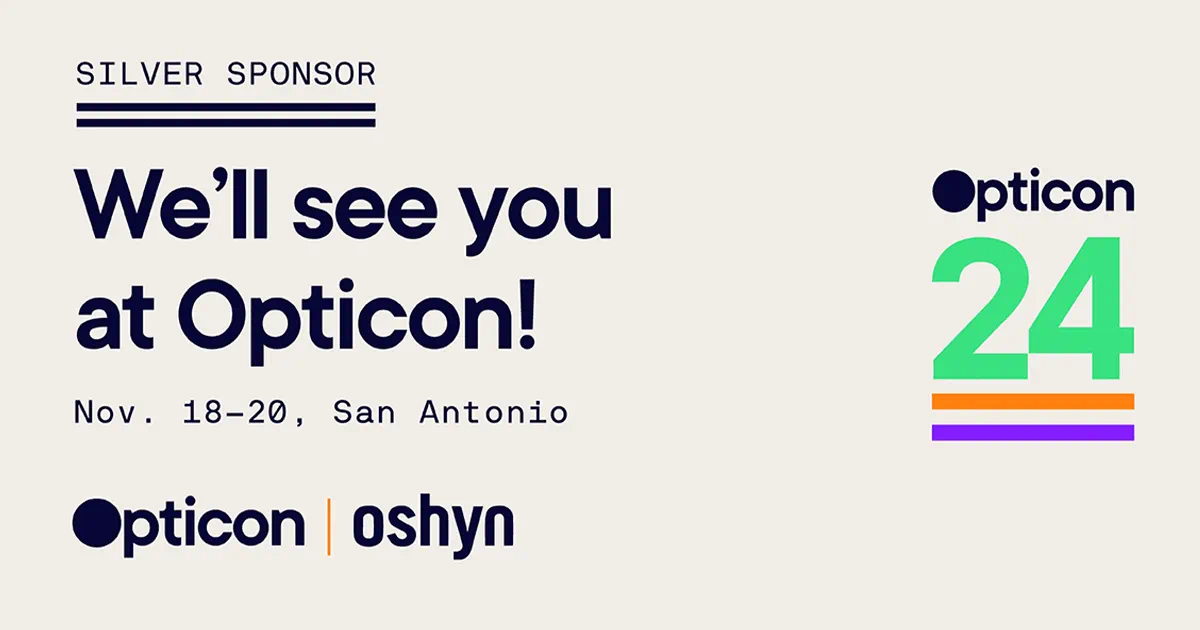 Optimizely Opticon sponsorship graphic