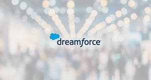Tradeshow image with Dreamforce logo