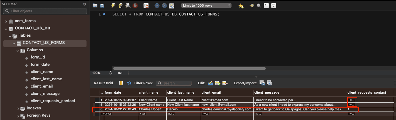 Go to MySQLWorkbench