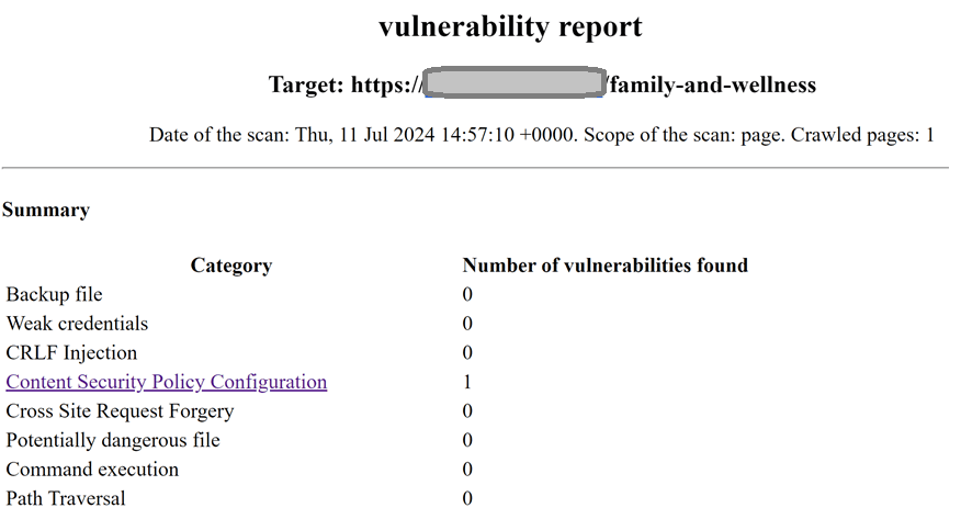 Penetration tests