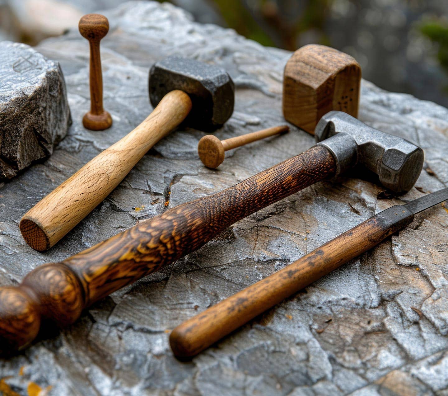 Stone carving tools
