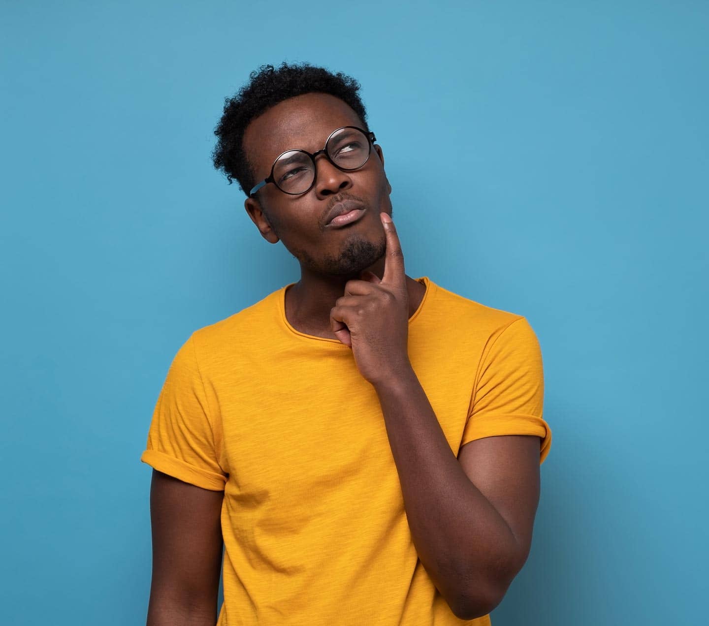 Man thinking about testing his website