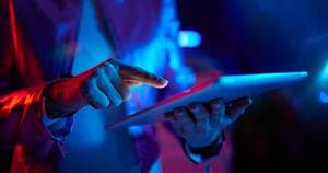 Person in a tablet