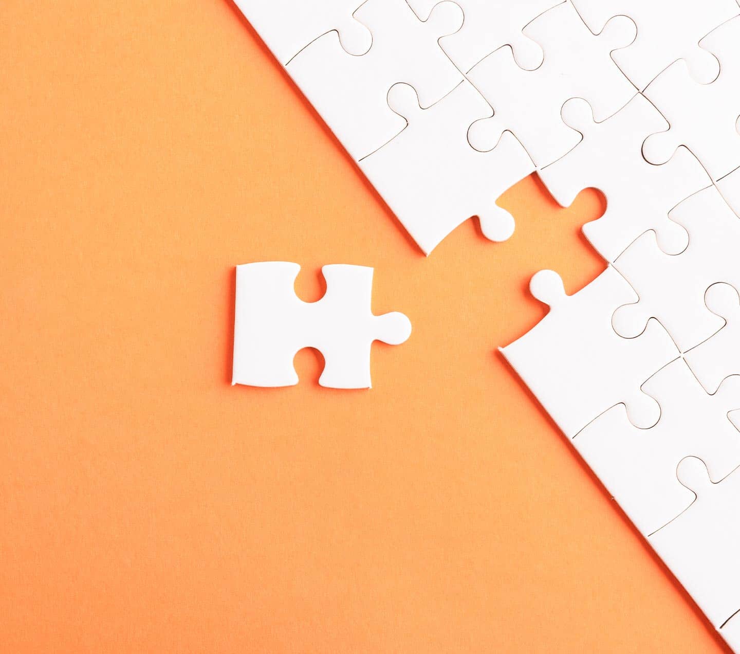 Last piece of a jigsaw puzzle