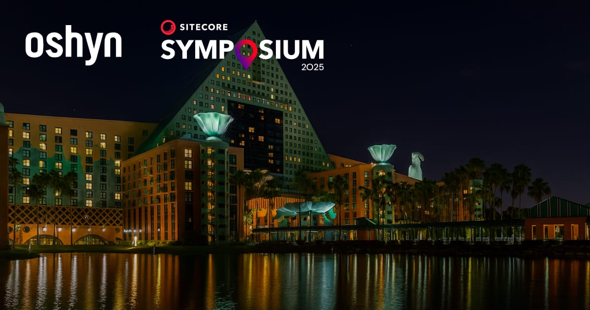 Join Oshyn at Sitecore Symposium 2025