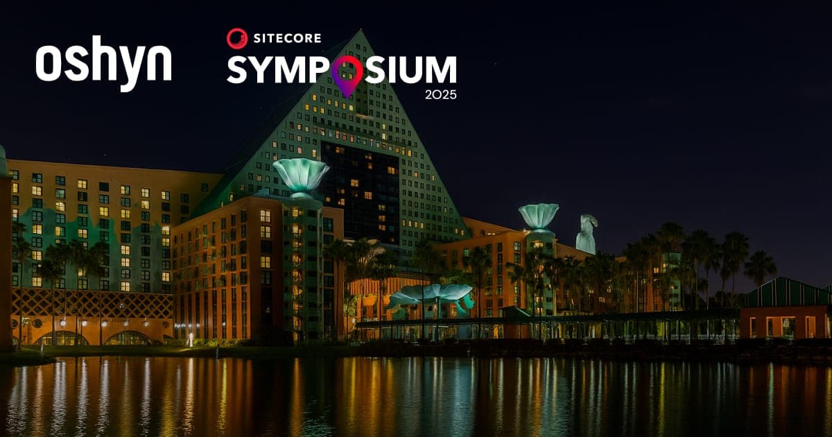 Join Oshyn at Sitecore Symposium 2025