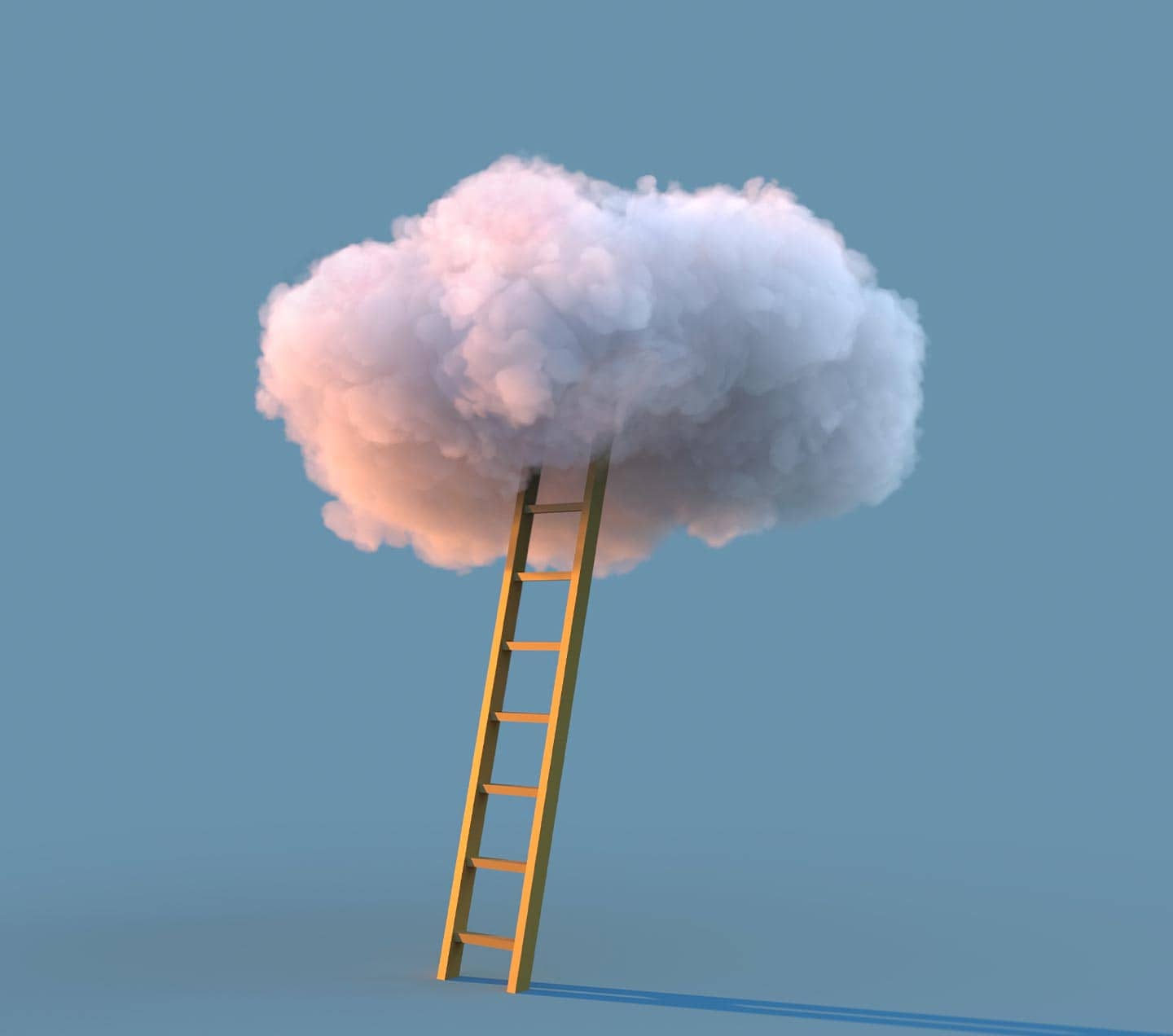 Ladder to a cloud