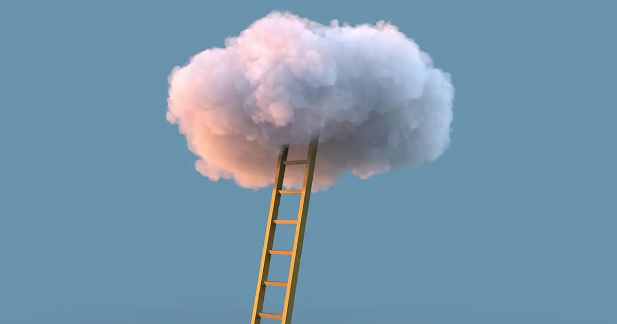 Ladder to a cloud