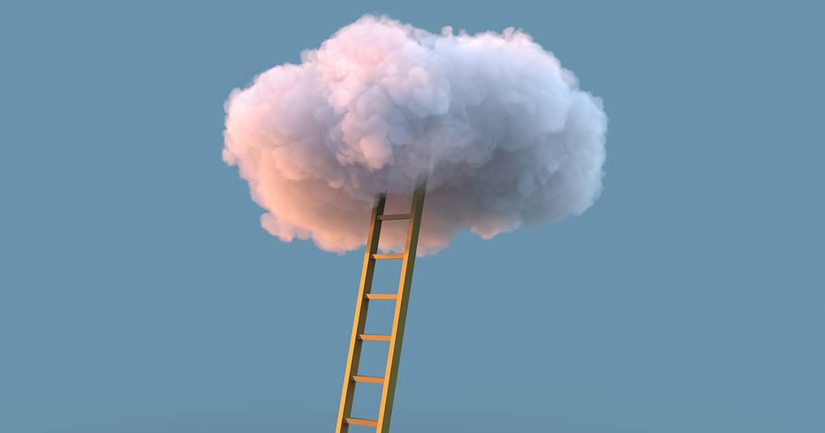 Ladder to a cloud