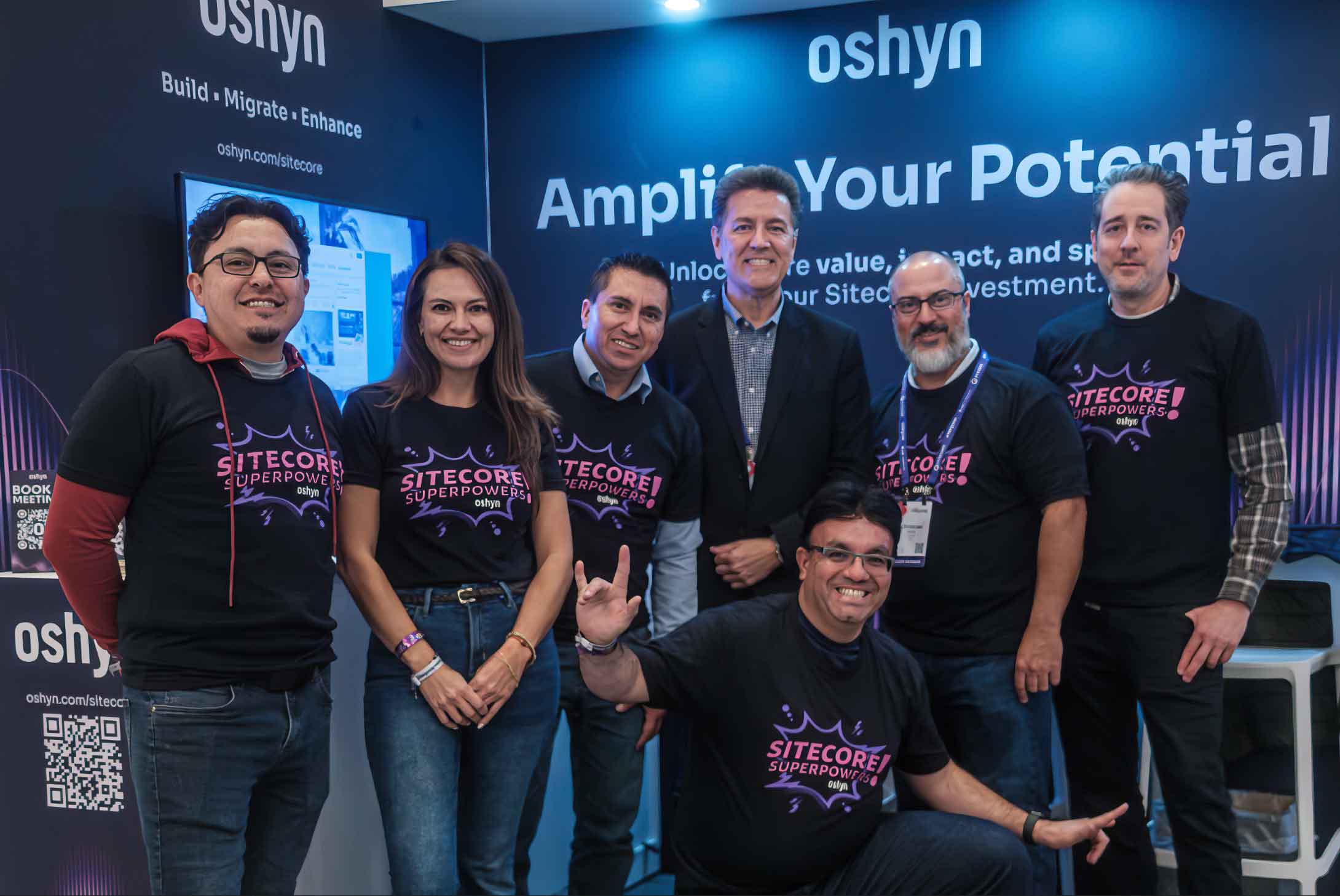 Oshyn's team at Sitecore Symposium 2025