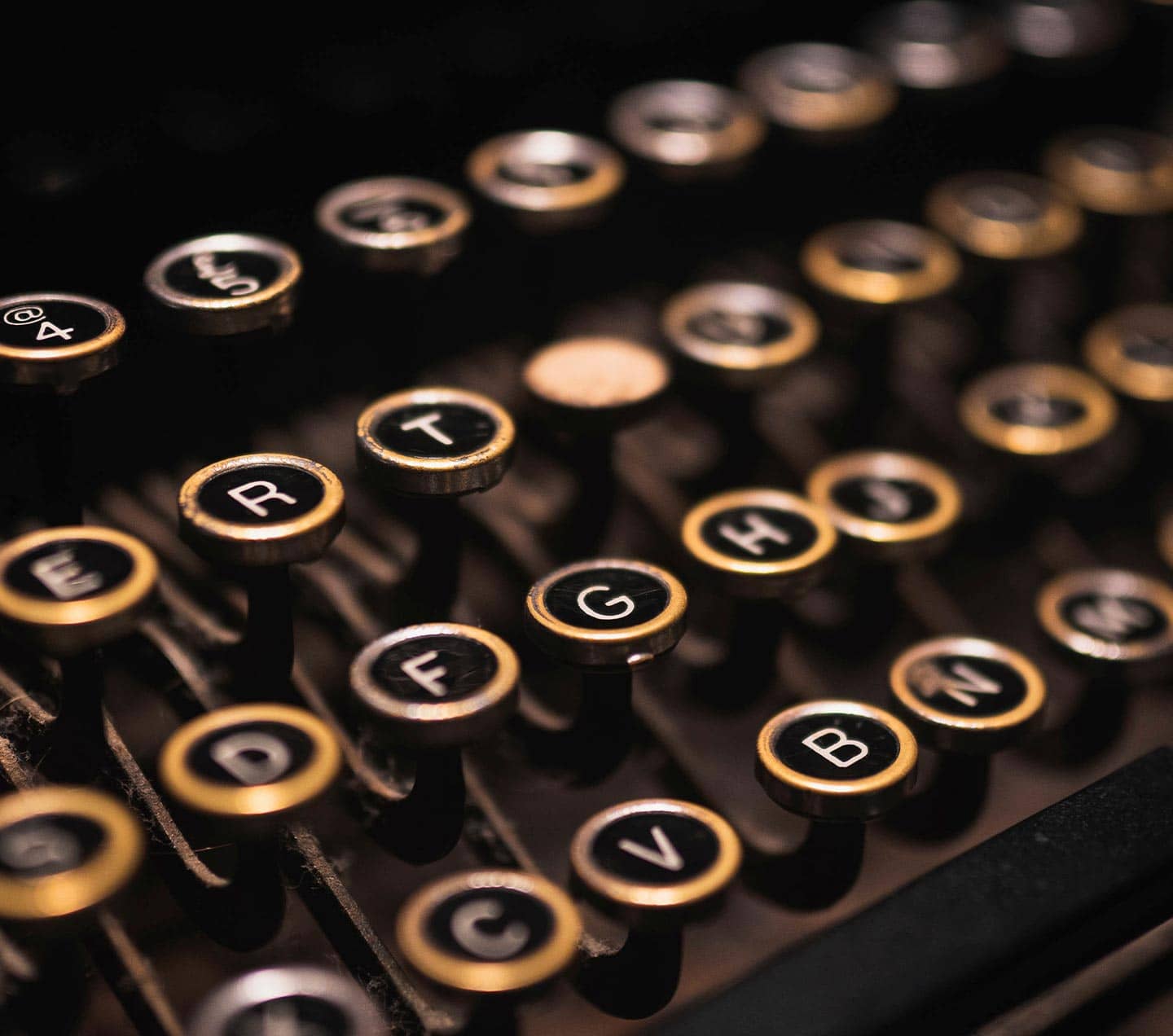 Typewriter keys