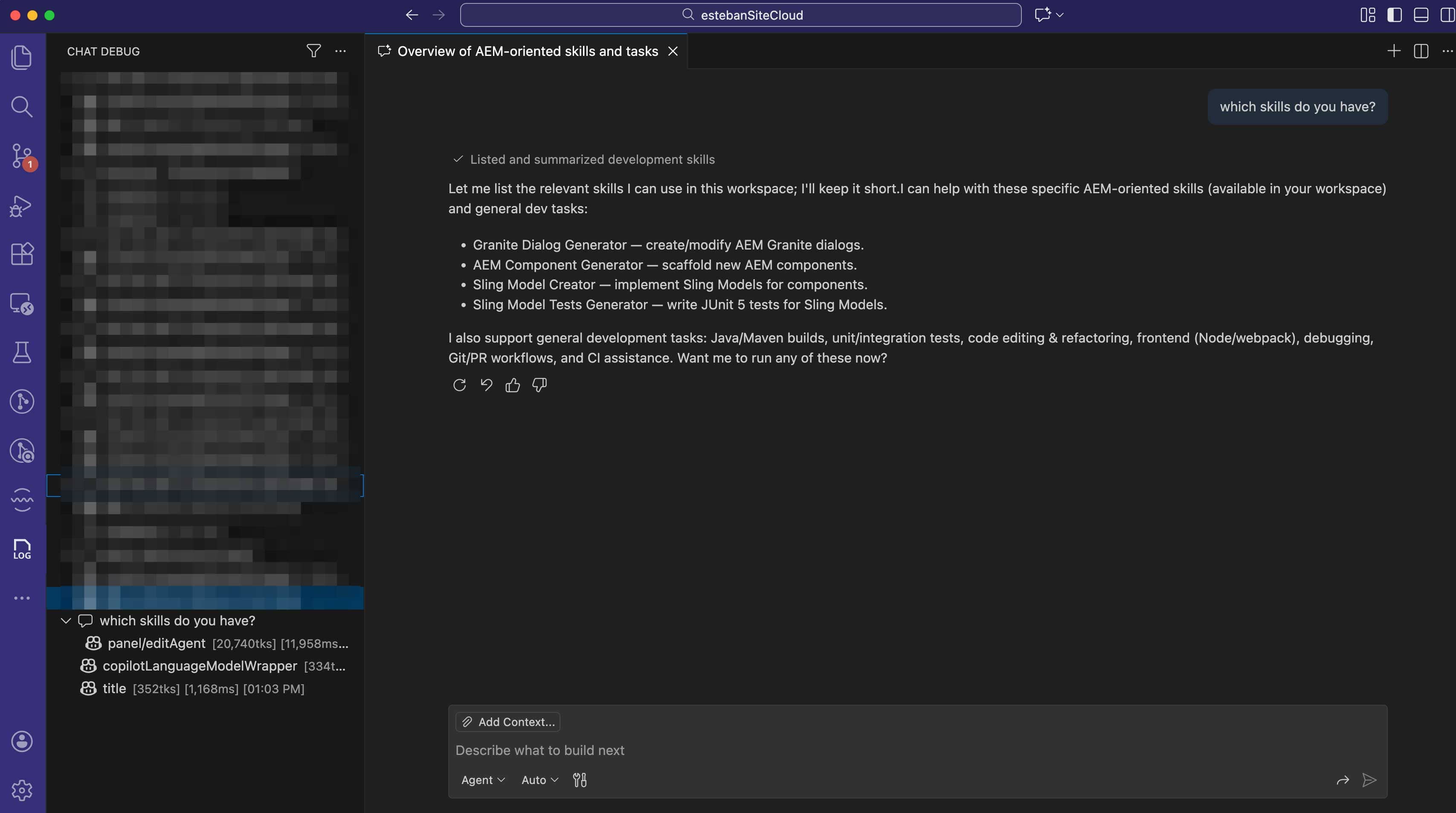 Verifying Available Skills