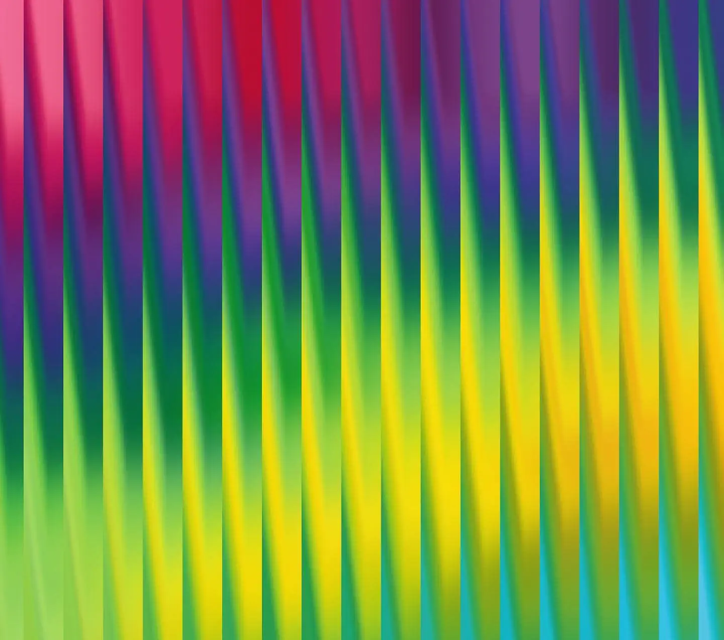 Vibrant striped pattern composed of vertical lines with a spectrum of colors