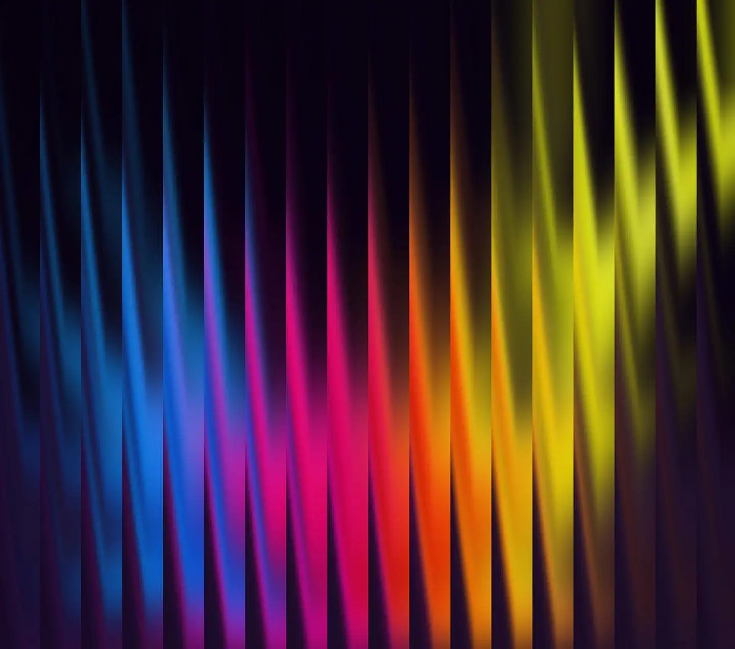 Vibrant striped pattern composed of vertical lines with a spectrum of colors