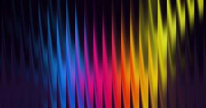 Vibrant striped pattern composed of vertical lines with a spectrum of colors