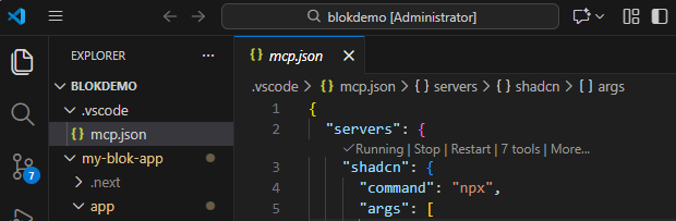 Configure Blok registry part 3