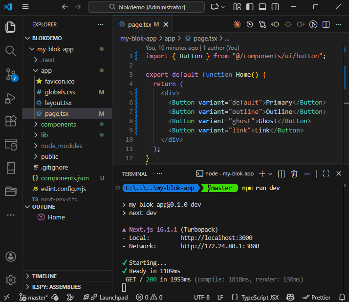 Visual Studio Terminal
