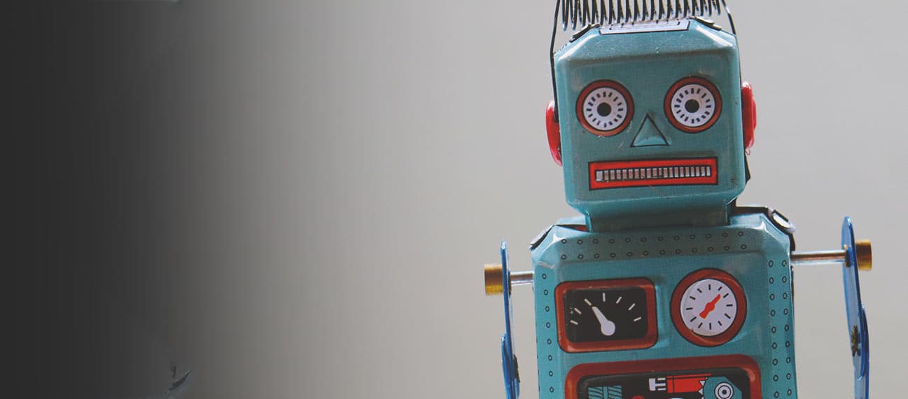 Vintage toy robot