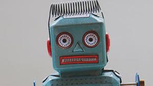 Vintage toy robot
