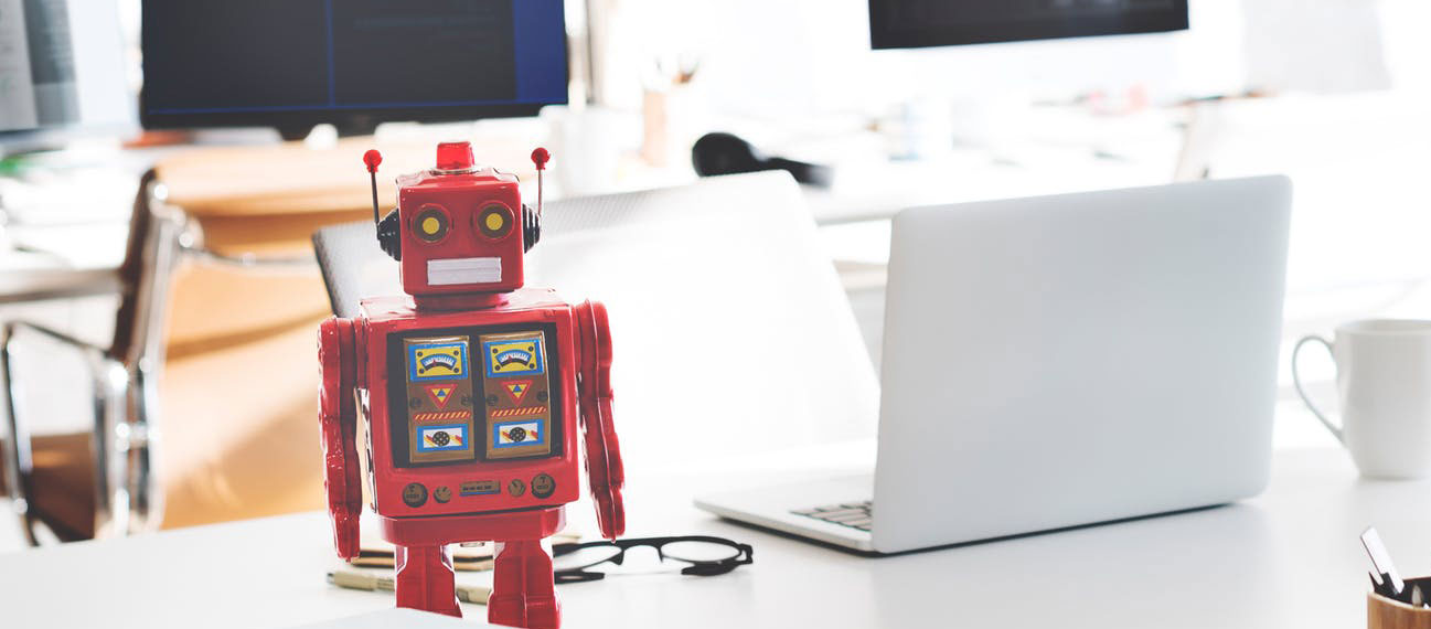 robot toy and computer