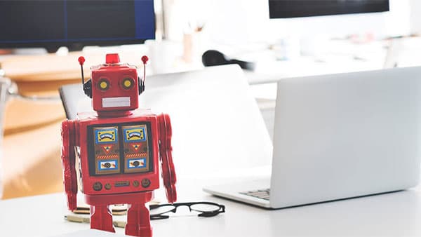 robot toy and computer