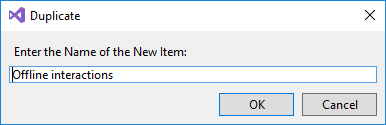 name popup