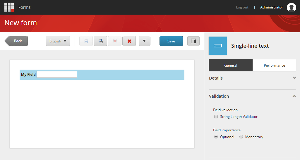 Sitecore Forms Validation Options