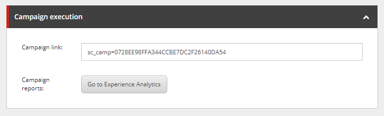 Sitecore campaign code