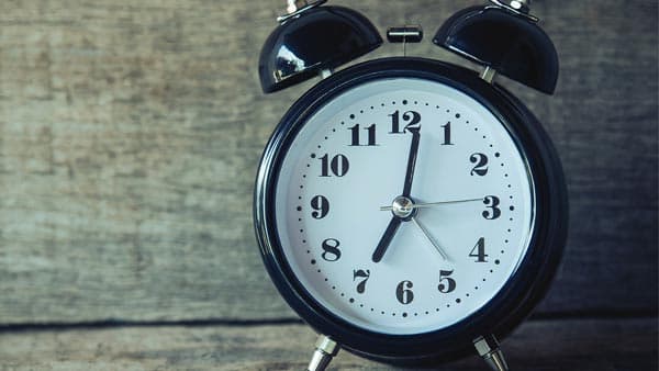 alarm clock - timing