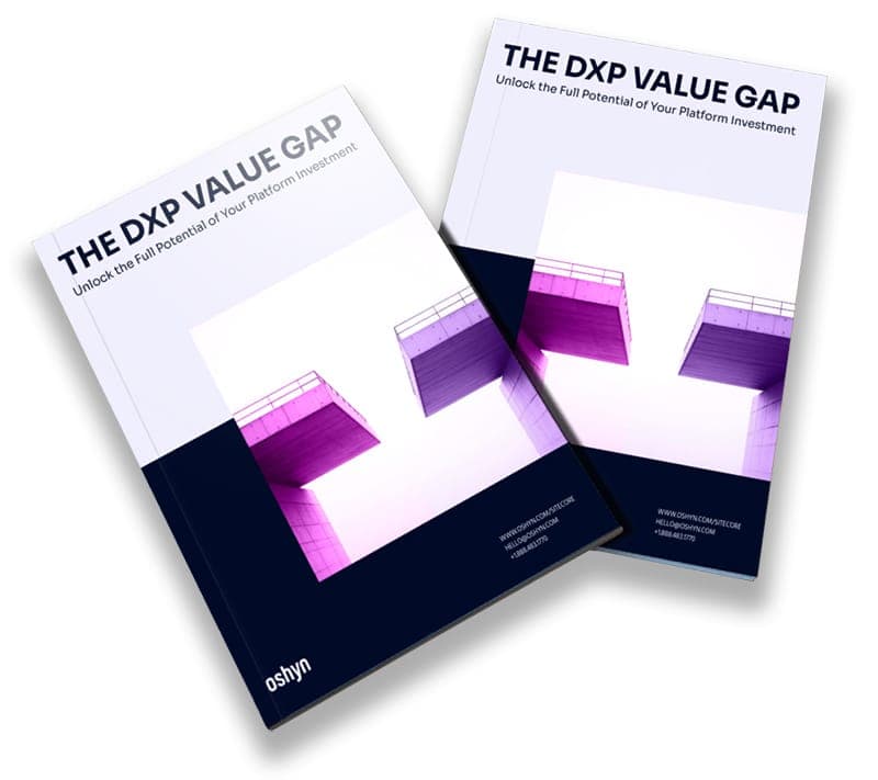 The DXP Value Gap ebook cover