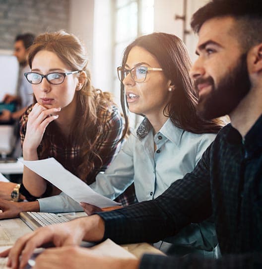 Developers working on an implementation