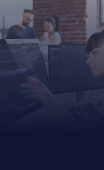 IT team working together