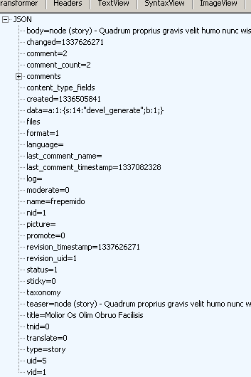 Full node data